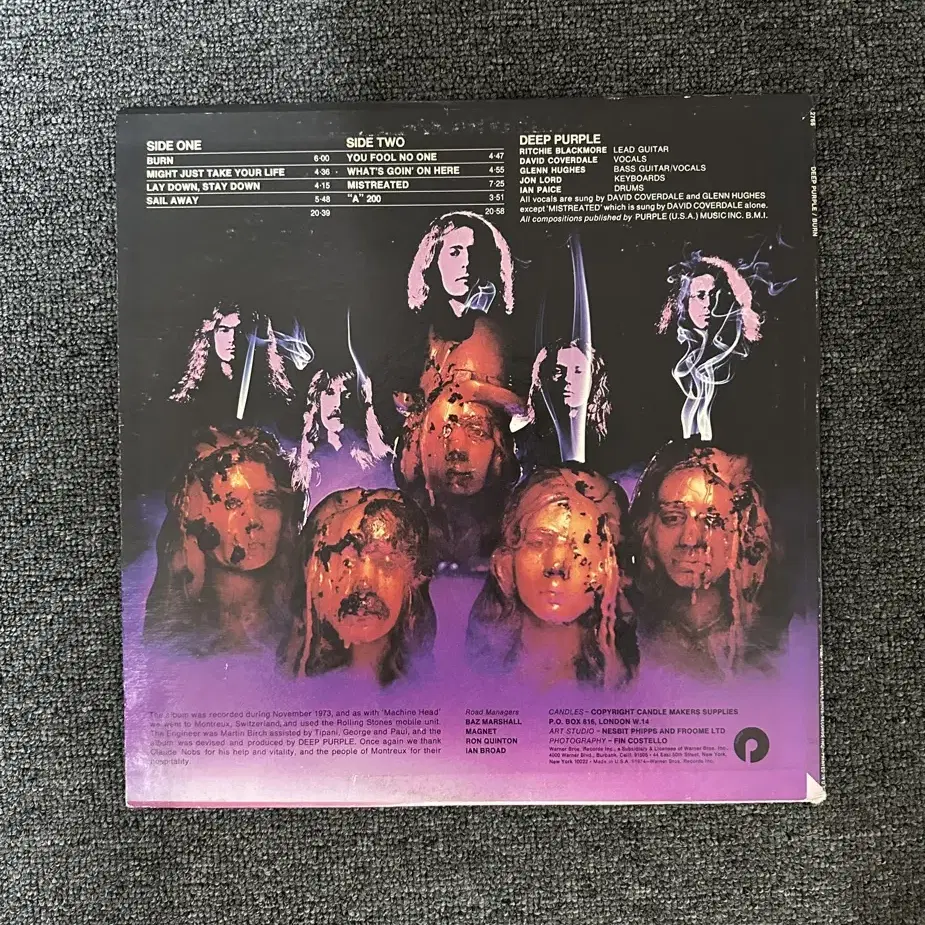 딥 퍼플[Deep Purple] 레코드(LP) 팝니다.