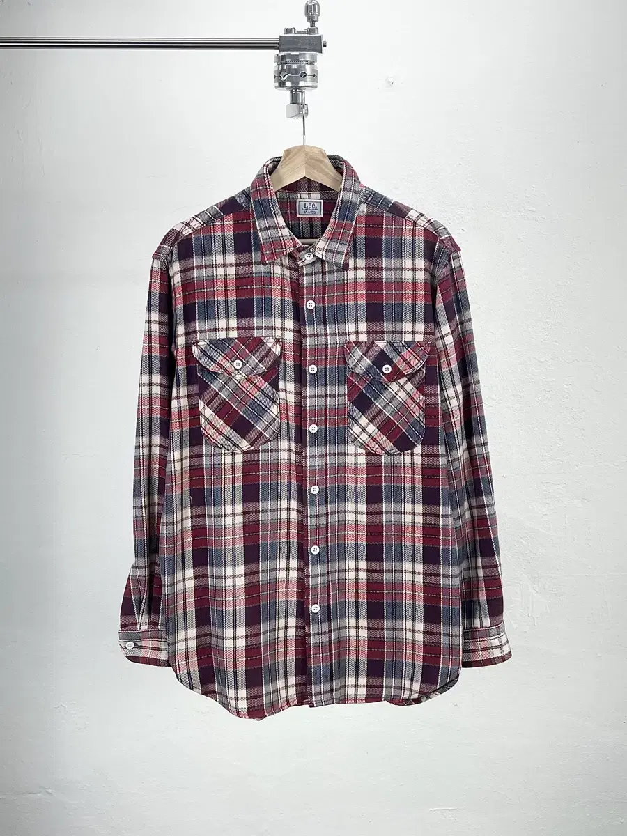 Japanese Lee Multicolor Check Wool Shirt