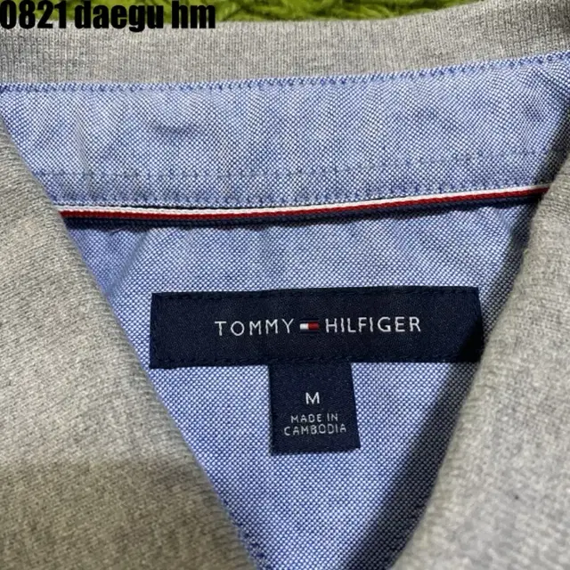 TOMMY HILFIGER 파미힐피거 카라 긴팔티 M