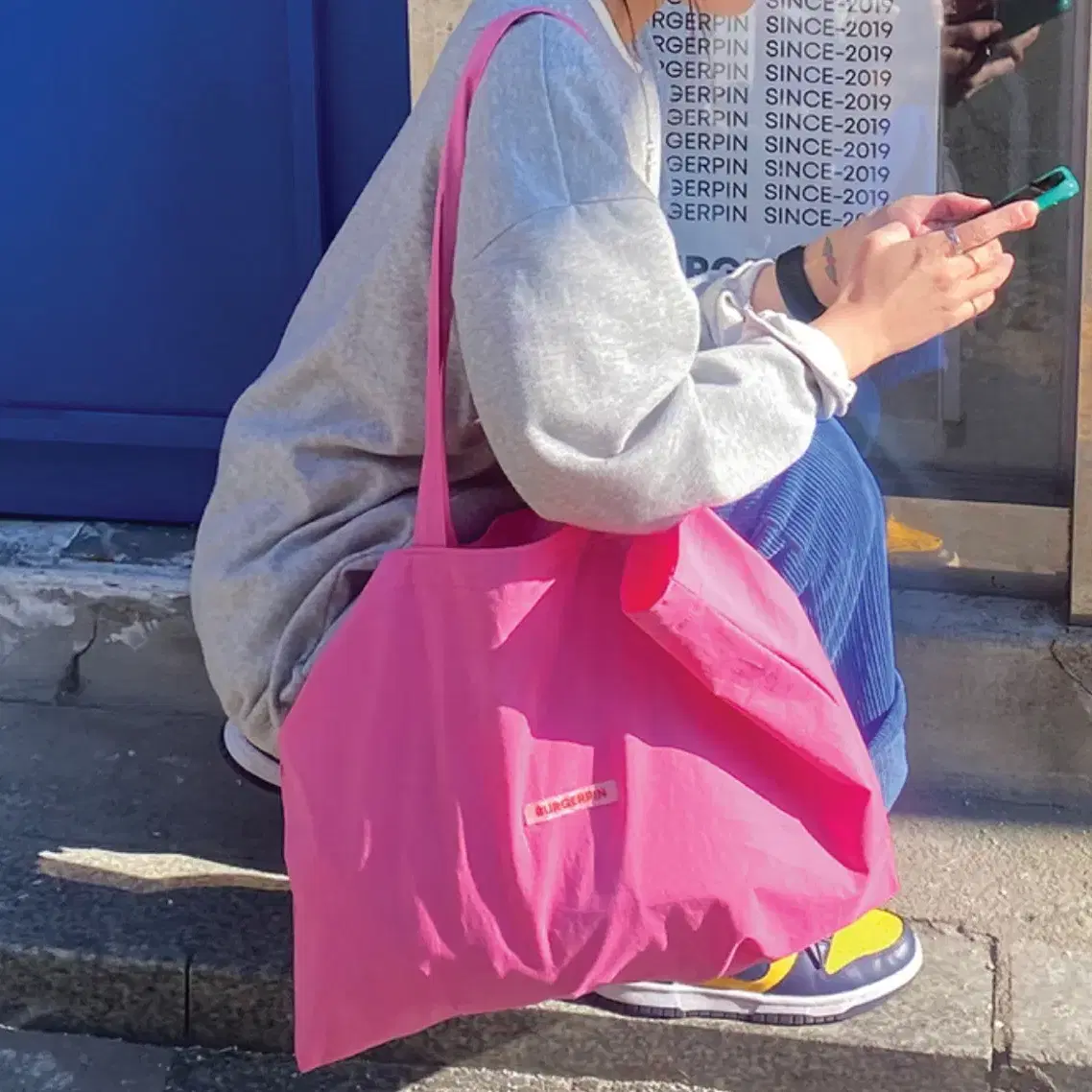 버거핀 BGP  데일리백 (pink)