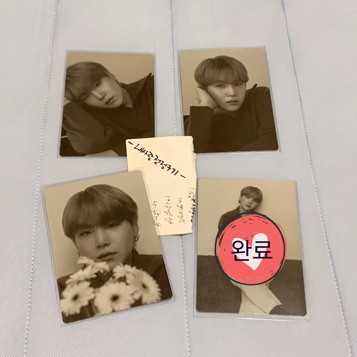 suga monochrome photocard 1,4, yoon monochrome, bangtan, BTS