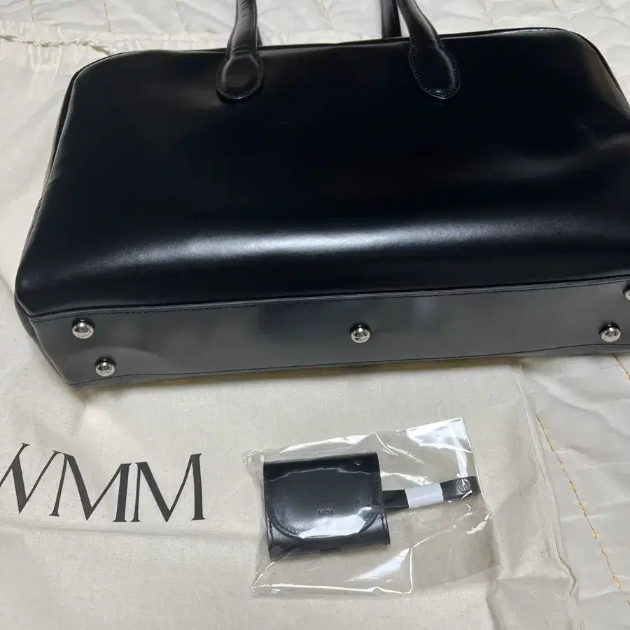 미사용 wmm Leki Leather Bag 스퀘어백 가방