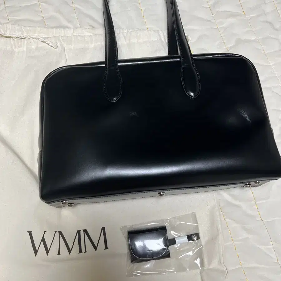 미사용 wmm Leki Leather Bag 스퀘어백 가방