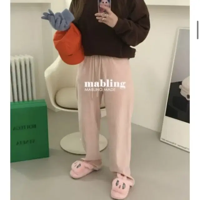 마블링 벨루어팬츠 velour 팬츠