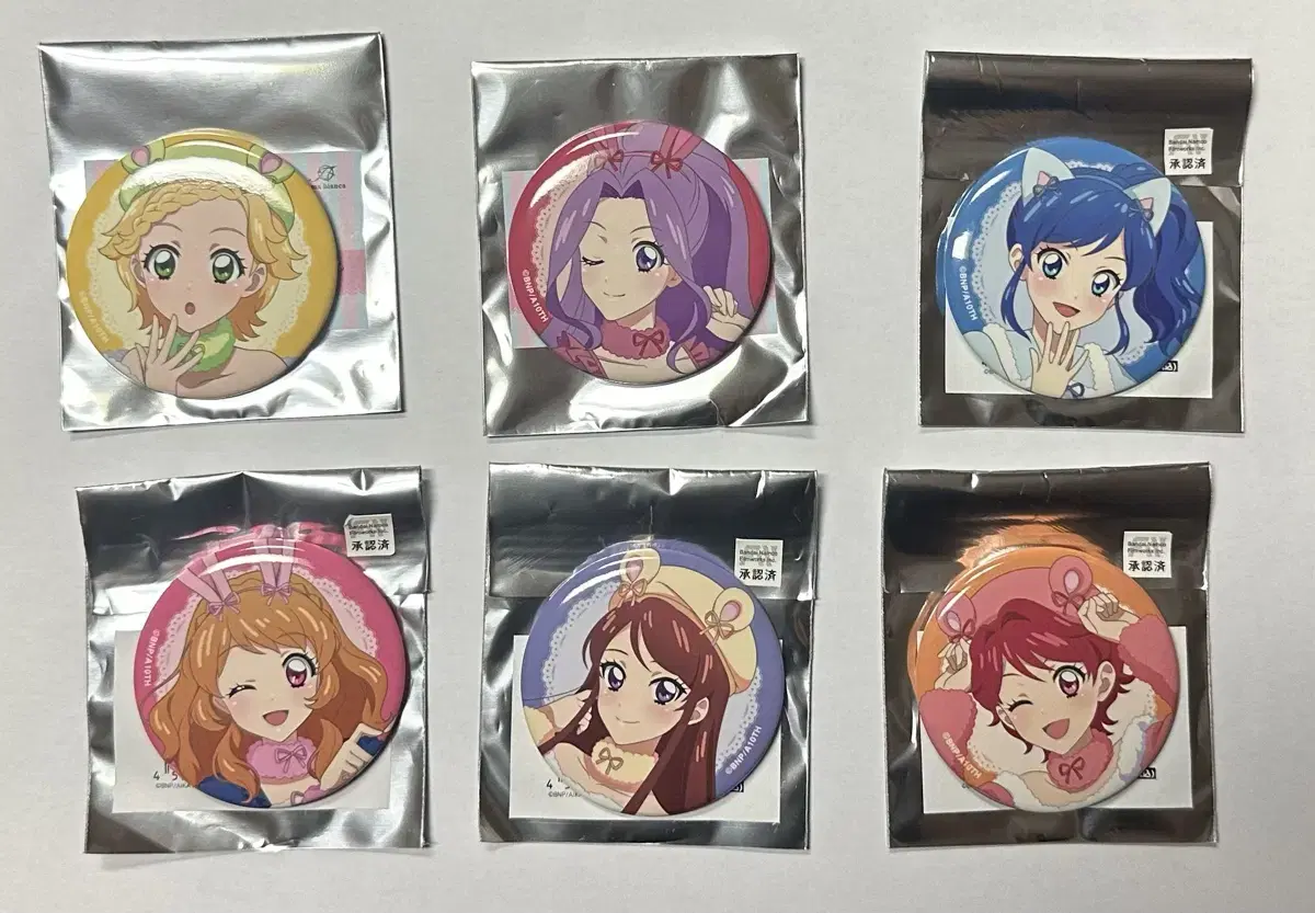 Aikatsu I.M. Star Animal Coordination Can Badge