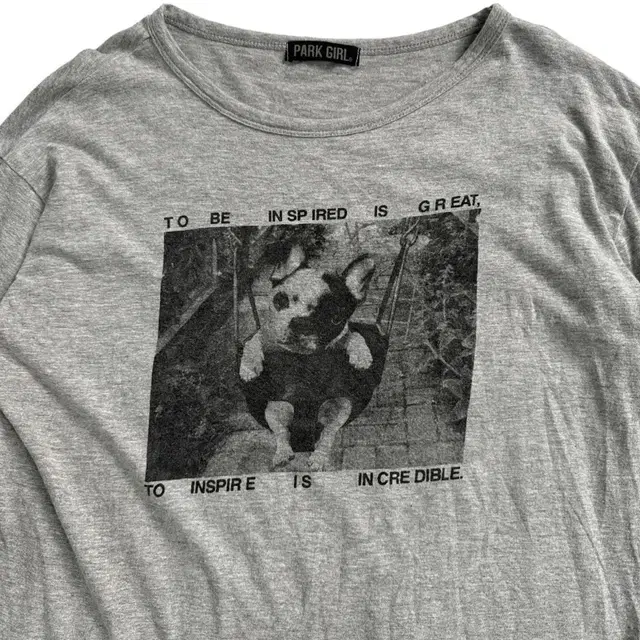 vintage inspire pooch tee