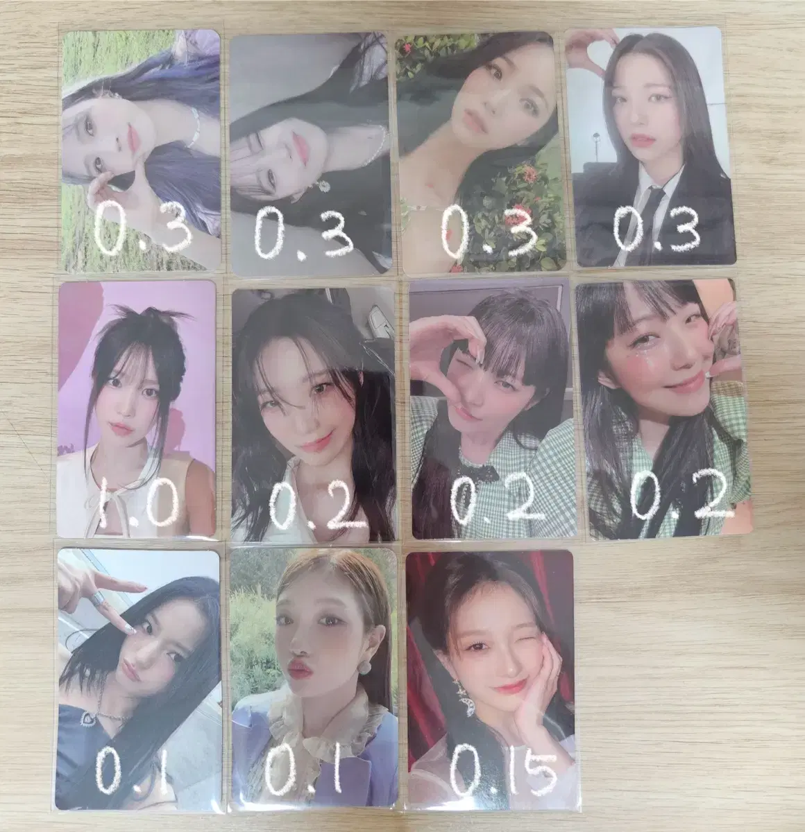 Fromis 9 photocard weverse unreleased photocard WTS