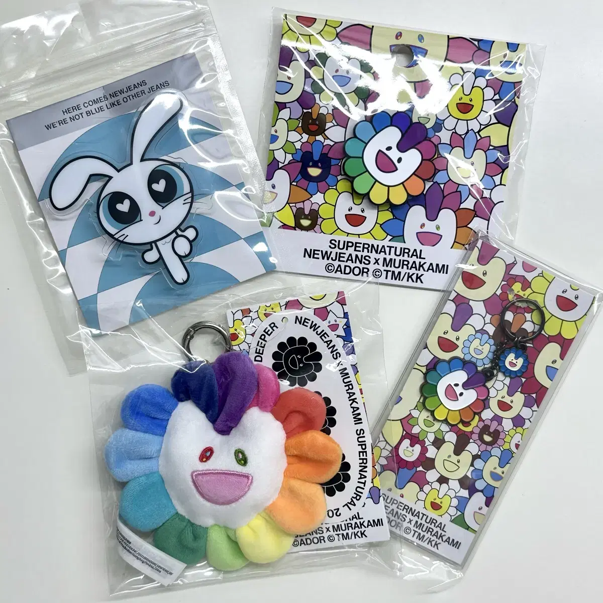 New Jeans Murakami Flower Keyring, Powerpuff Girls Collaboration