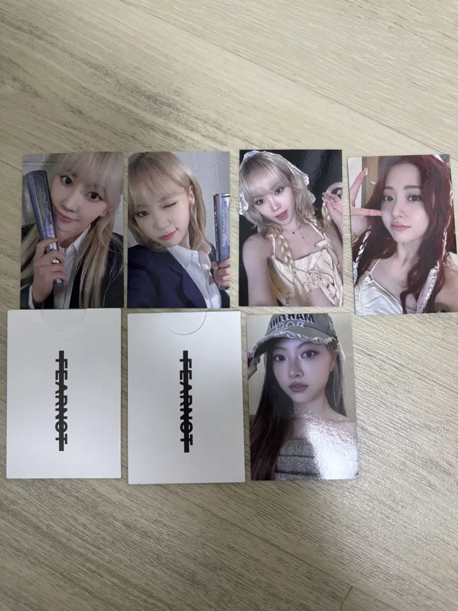 le sserafim photocard e.ji broadcast and bloom luckydraw