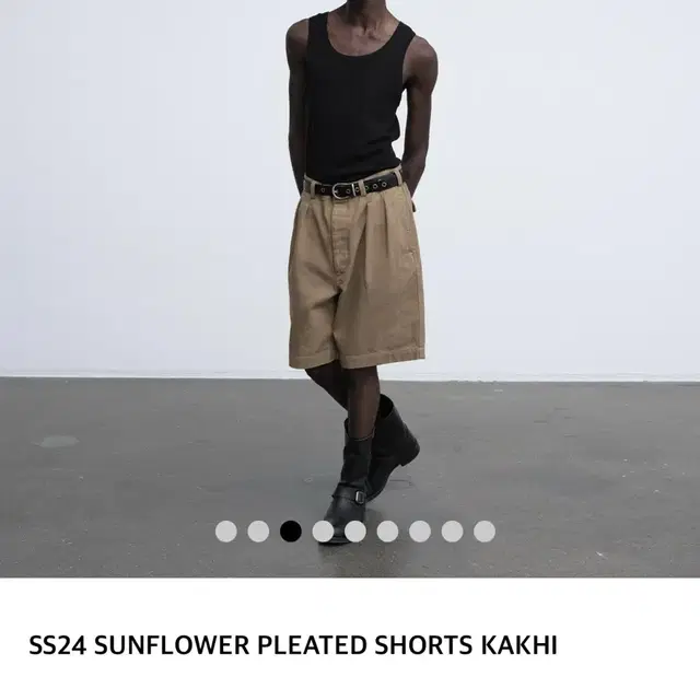 썬플라워 쇼츠(SS24 SUNFLOWER PLEATED SHORTS KA