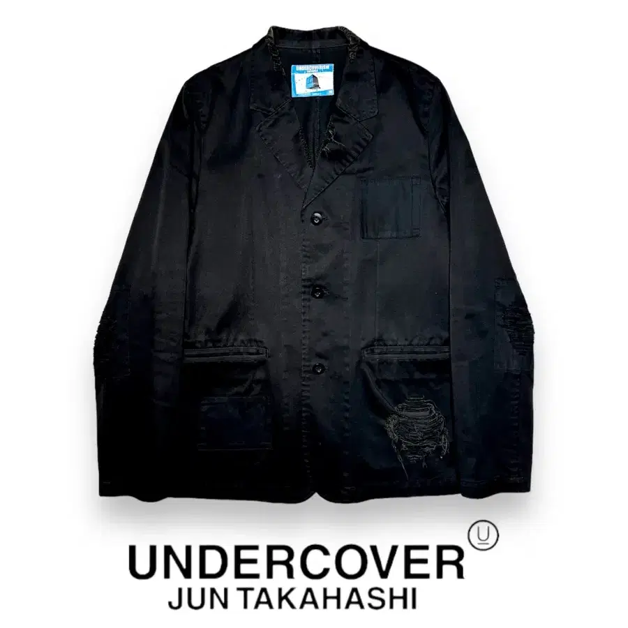 UNDERCOVER 2002 - Grunge Patched Blazer