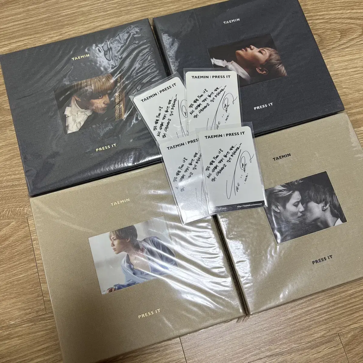 taemin pressit pruum unsealed album photocard included