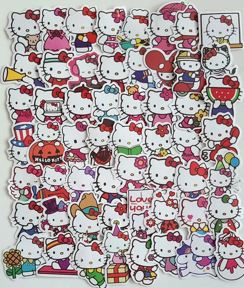 20-piece Sanrio Kitty no-duplicate-piece set sticker Hello Kitty