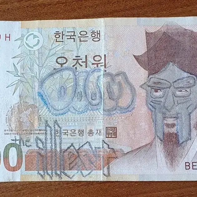 비공식 MF DOOM 굿즈 - MF 율곡