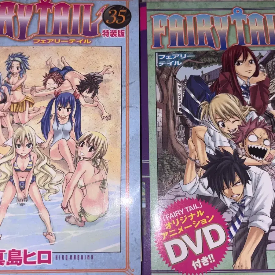 페어리테일 ova 27권, 35권 dvd 만화책