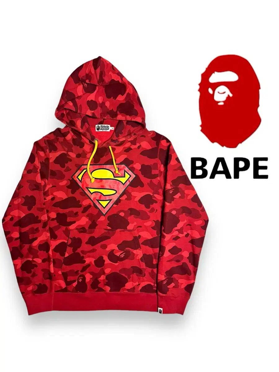 A BATHING APE x DC COMICS - RED CAMO