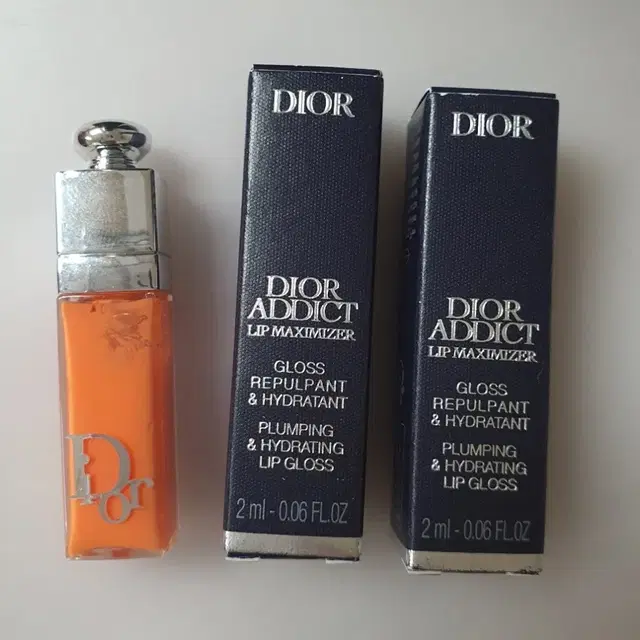 DIOR 어딕트 립 맥시마이저004코랄 립글로스2m2개-선물박스포함