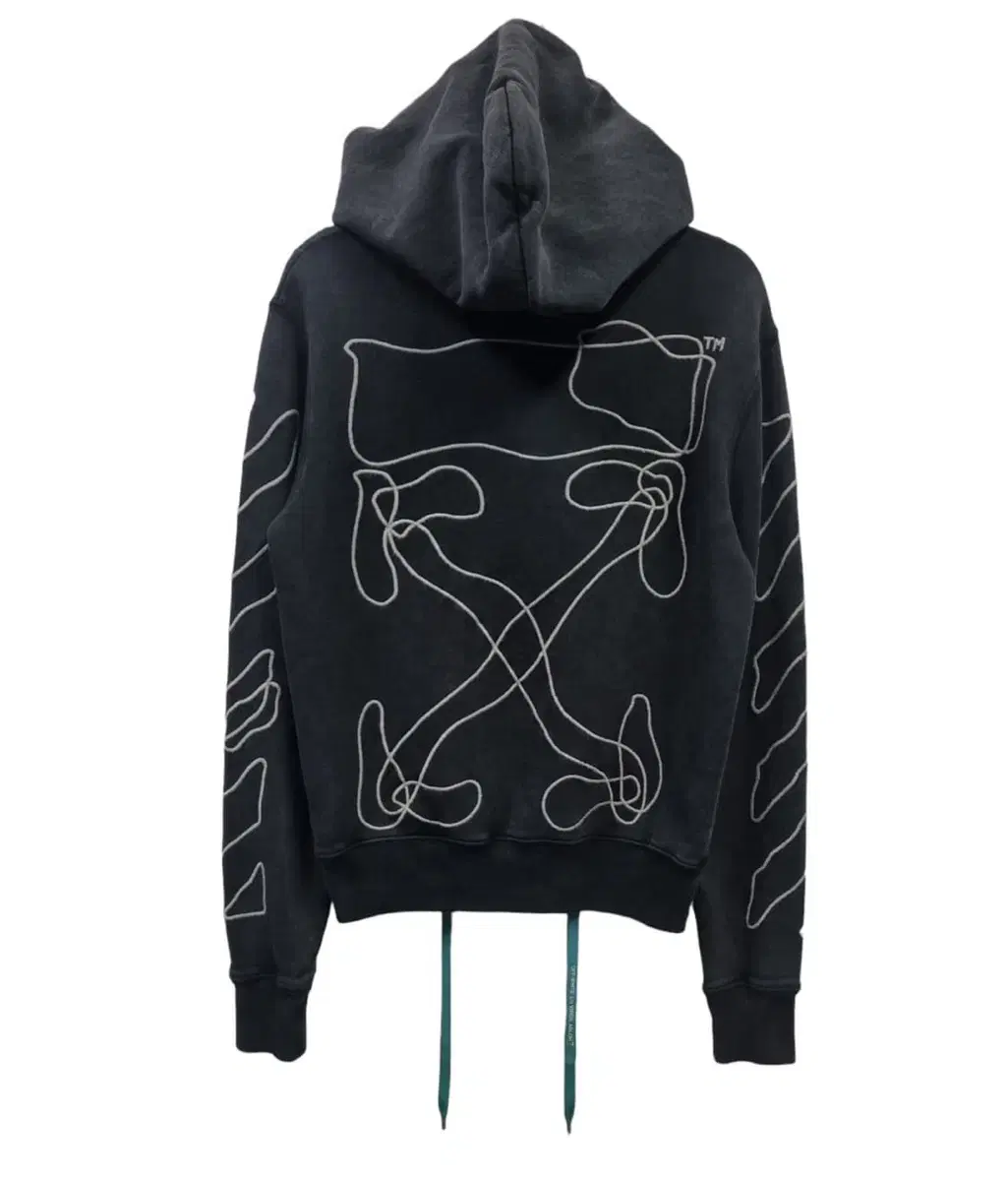 Off-white back-row hoodie M