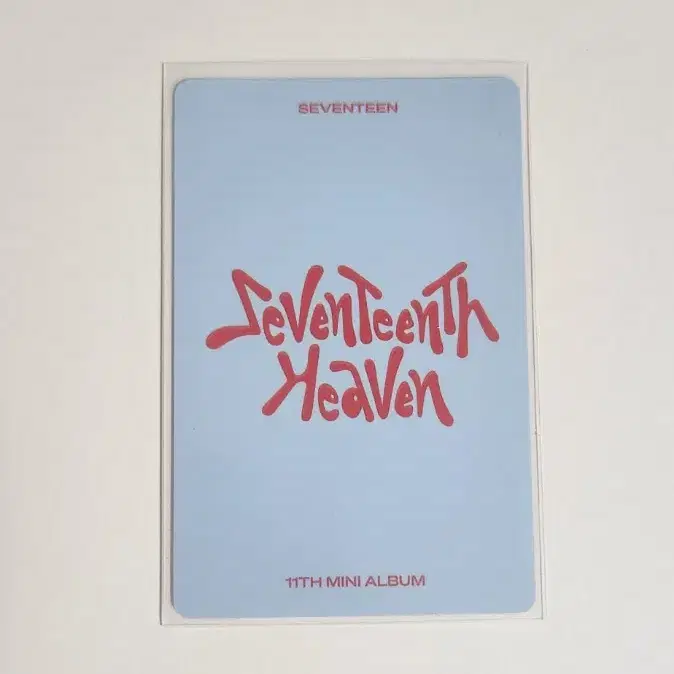 세븐틴 버논 SEVENTEENS HEAVEN 세븐틴스 헤븐 앨범 포카