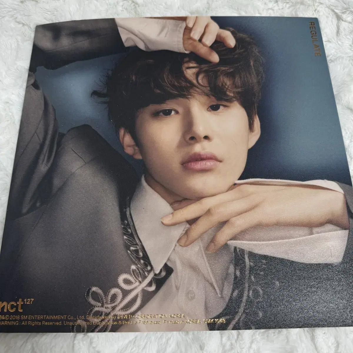 NCT 127 jungwoo Cover Regulate unsealed album Cover Transfer