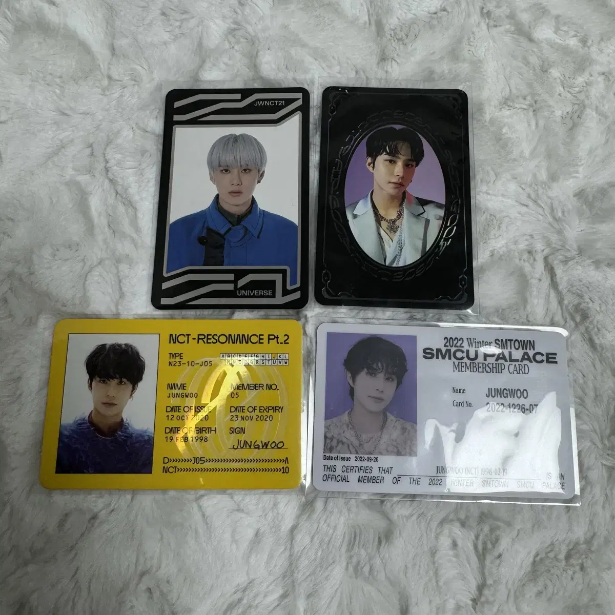 nct 127 jungwoo ID card, earbook bulk WTS