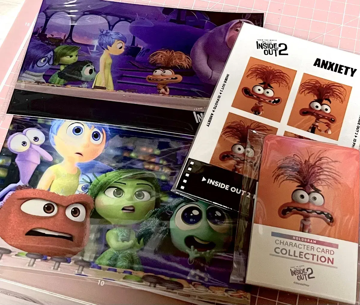 Inside Out postcard photocard Disney Pixar