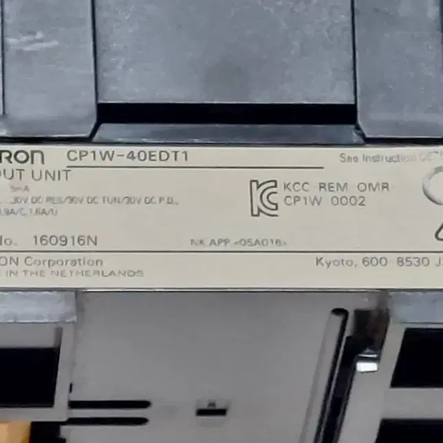 OMRON CP1W-40EDT1 IN/OUT Unit PLC 오므론