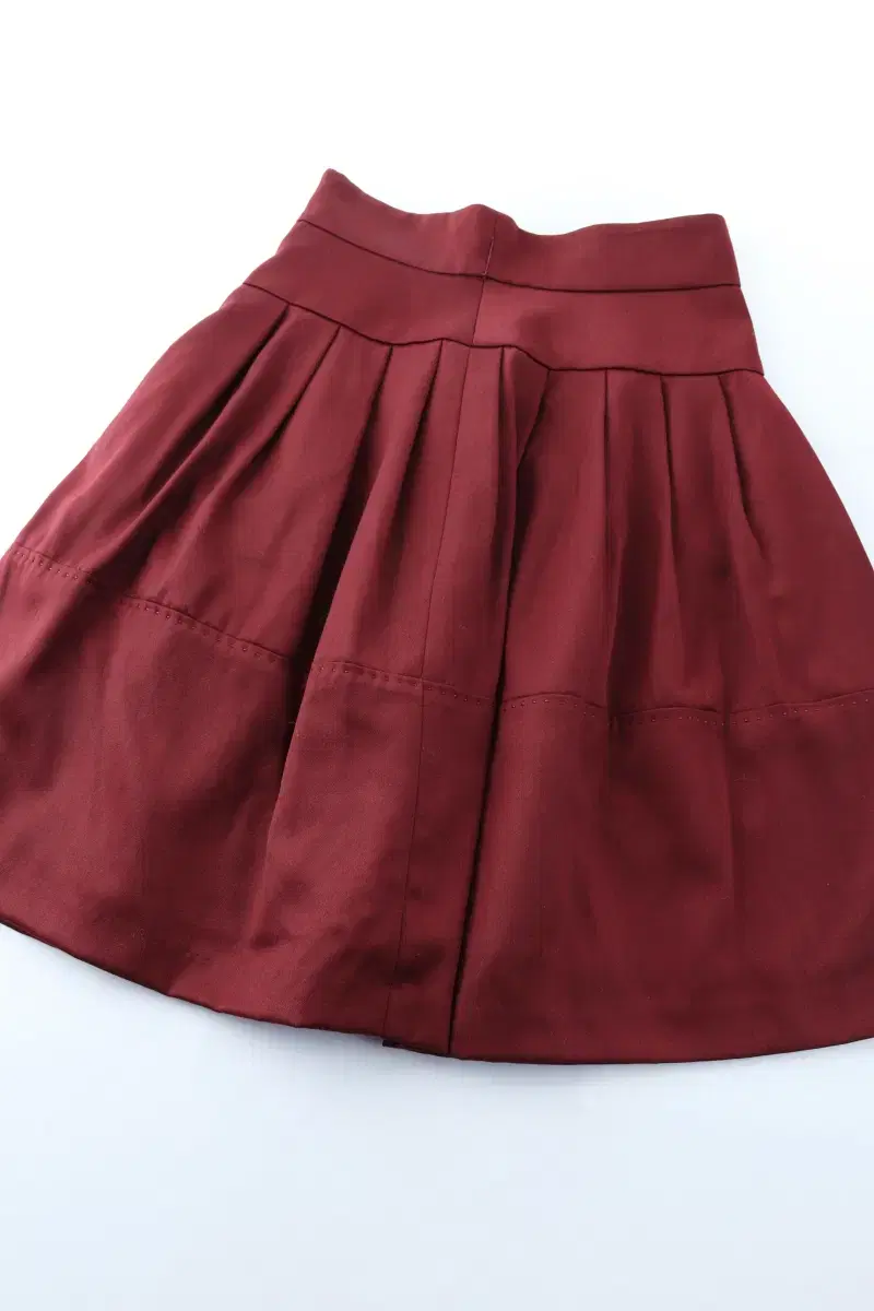 W(M) BrandVintage Skirt Renibon Red Cotton Limited Edition-116B