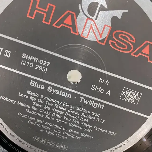 BLUE SYSTEM LP / C1313