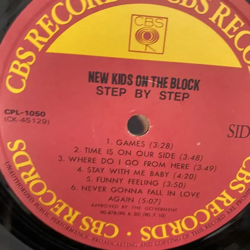 NEW KIDS ON THE BLOCK LP / C1852