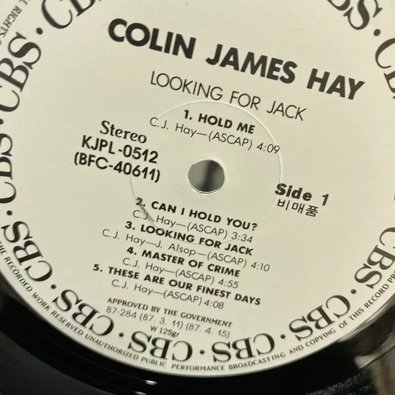 COLIN JAMES HAY LP / C1919