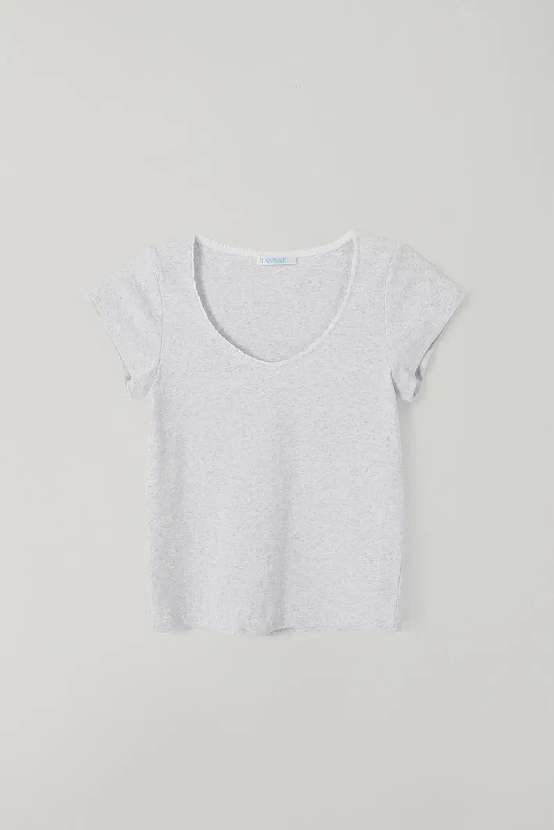 [새상품] 타낫 mini frill t-shirt gray 티셔츠