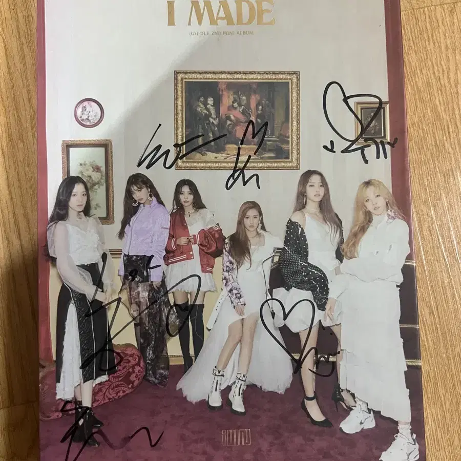 여자아이들 (G)I-DLE 친필 싸인 앨범