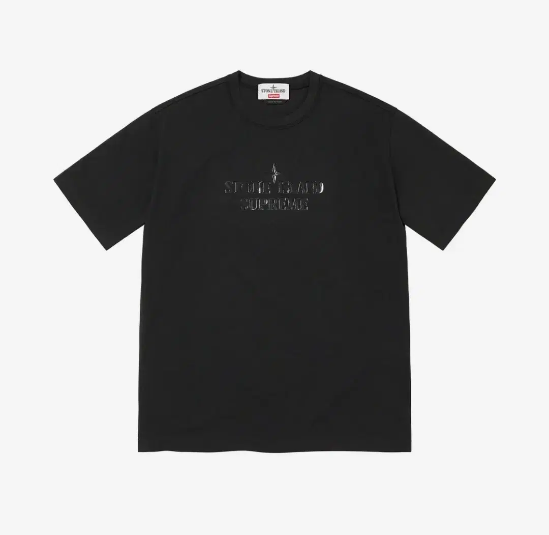 Supreme Stone Island Short Sleeve T-Shirt Black