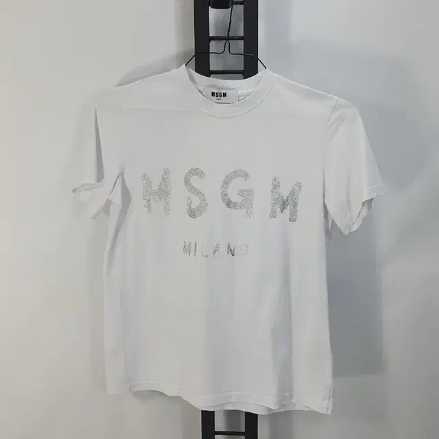 MSGM 반팔티 엠에스지엠 브러쉬드로고 티셔츠 화이트 xs