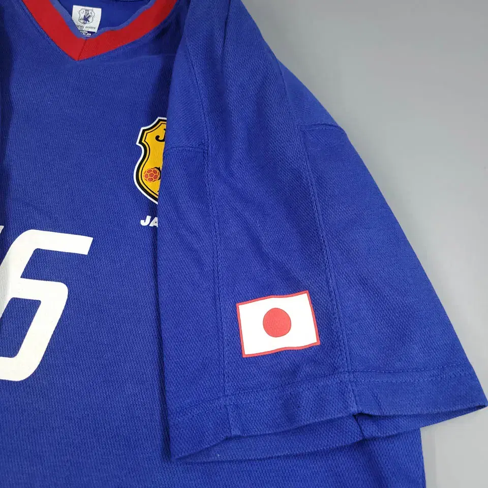 JFA 오피셜굿즈 블루 레드 화이트 1996 넘버16 ABE 아베 일본