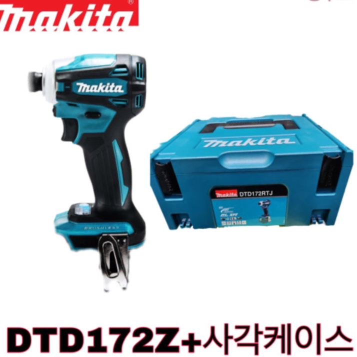 마끼다 18V 충전임팩드라이버 DTD172Z 본체+맥팩케이스 새상품 정품