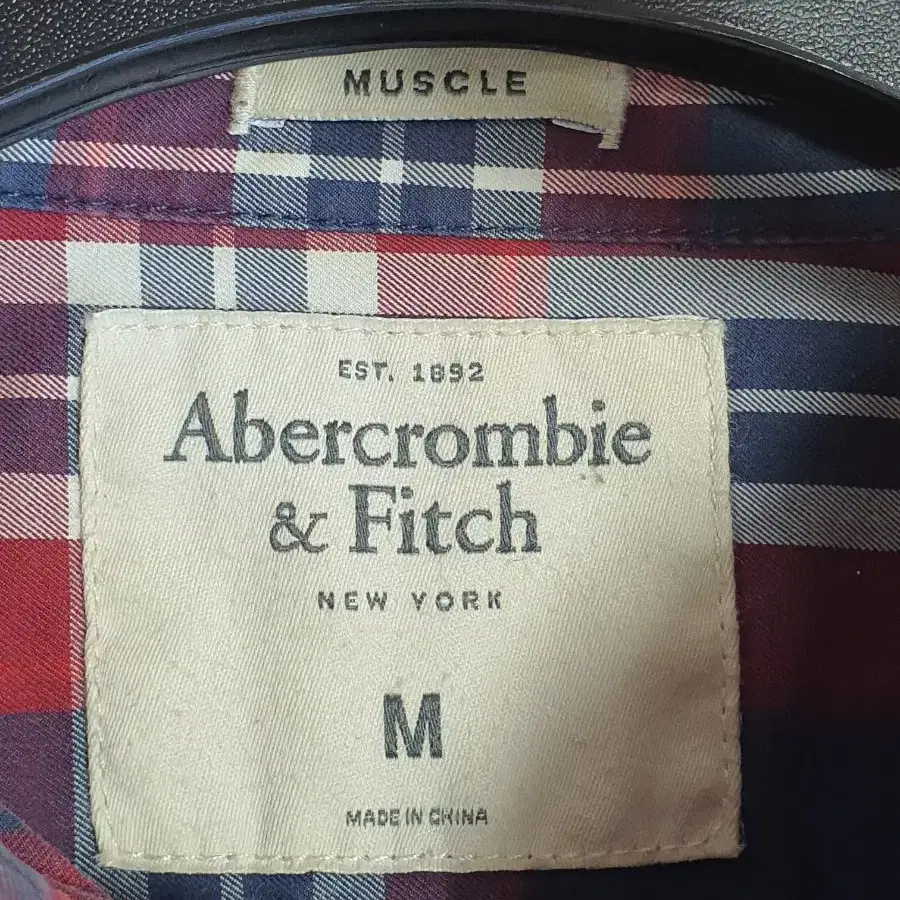 Abercrombie & Fitch 아베크롬비 &피치 봄가을 체크남방