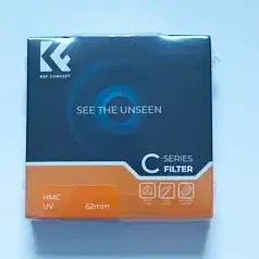 K&F Concept 62mm 블루 코팅 HMC UV 필터 (새상품)