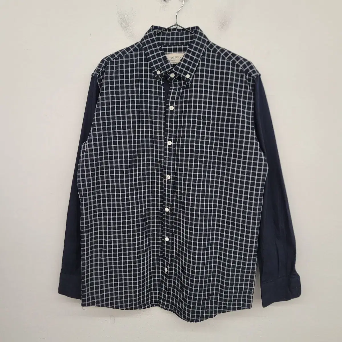 [105/XL] FOREVAN Check Shirt