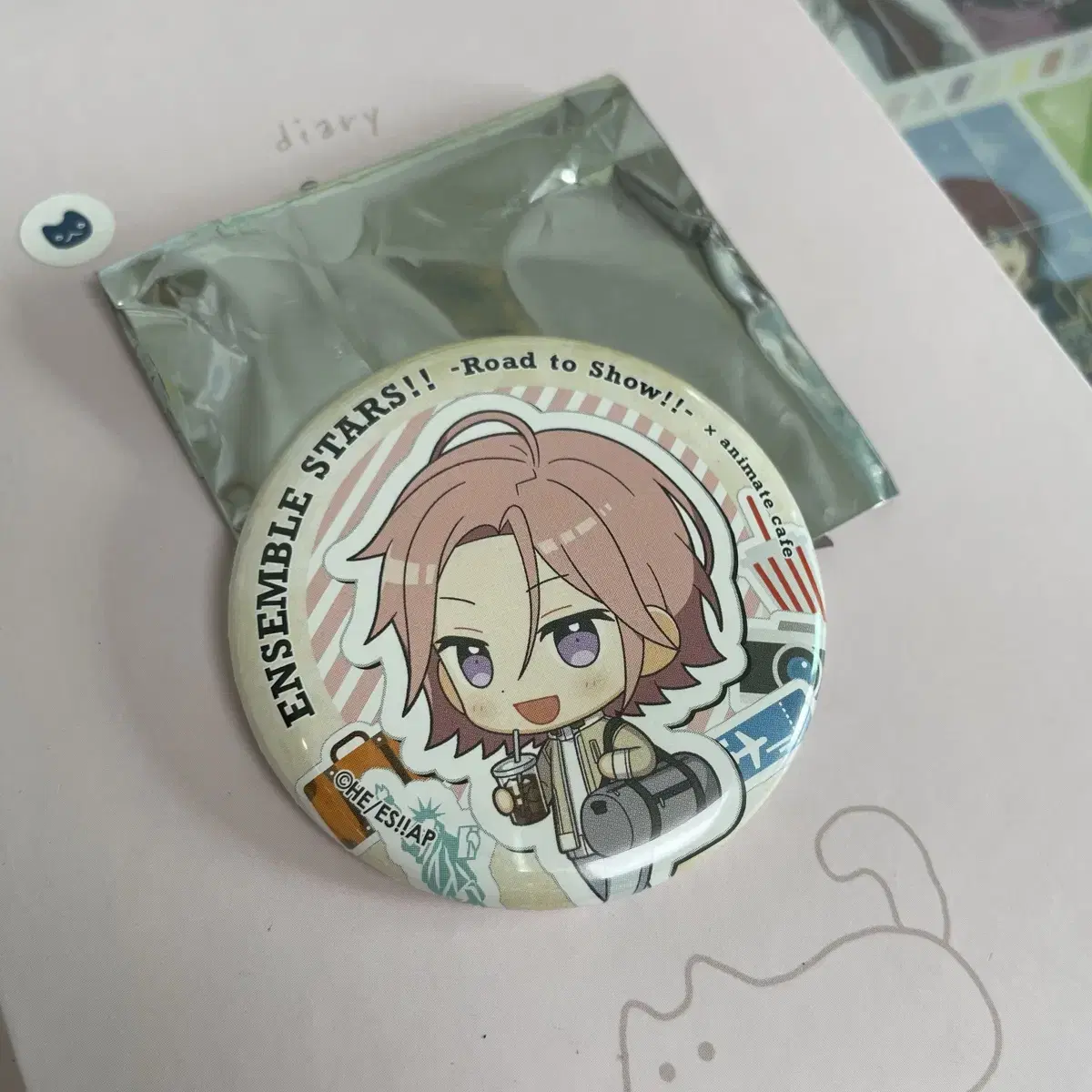 Canbadge Anime Cafe Road to Show!! Oukawakohaku