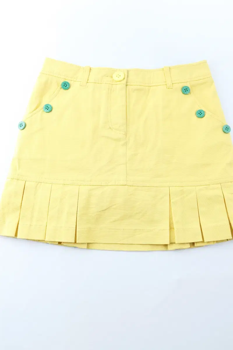 W(S) LeCoq skirt skirt yellow golf cotton-1138