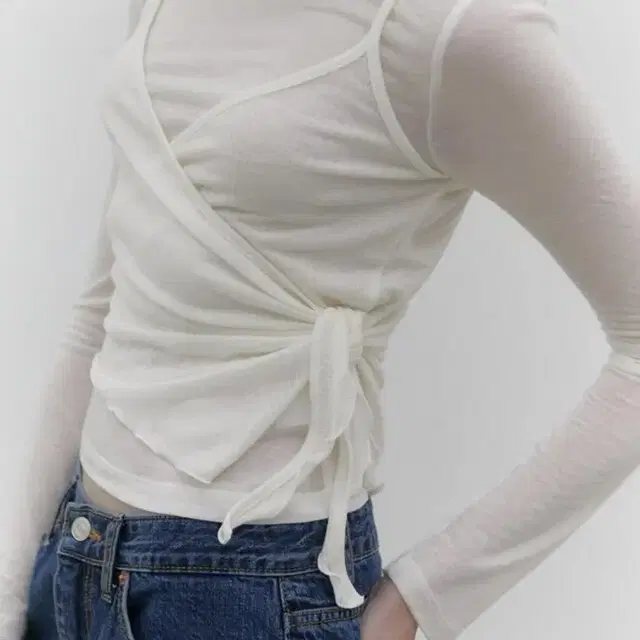 헤더먼트 elfin layered top (cream)