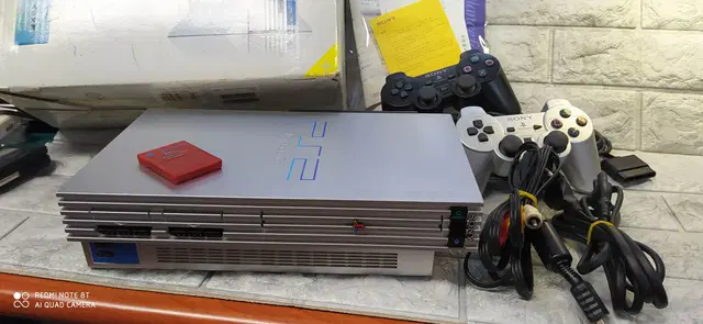 소니 ps2 한국정발 scph-50005번대 실버 2인셋