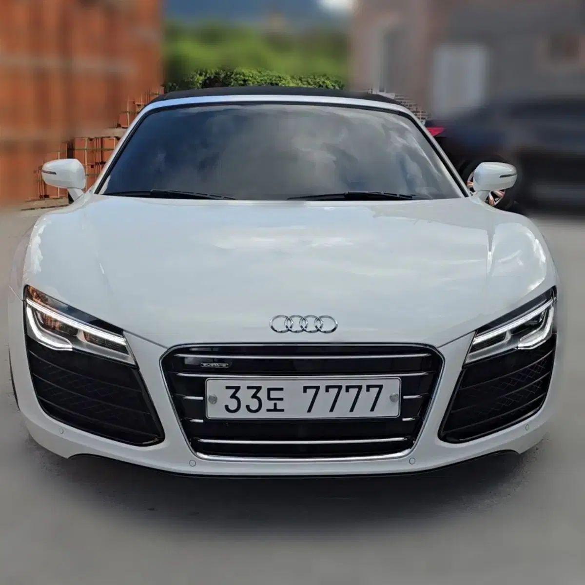 아우디 R8 V10 스파이더 시동 스타트&신형 R8핸들 인스톨