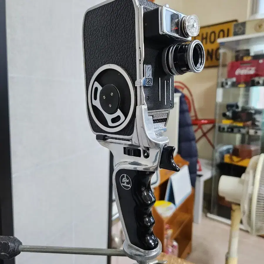 빈티지 Bolex Pallard C8SL 8mm 스위스제 무비카메라