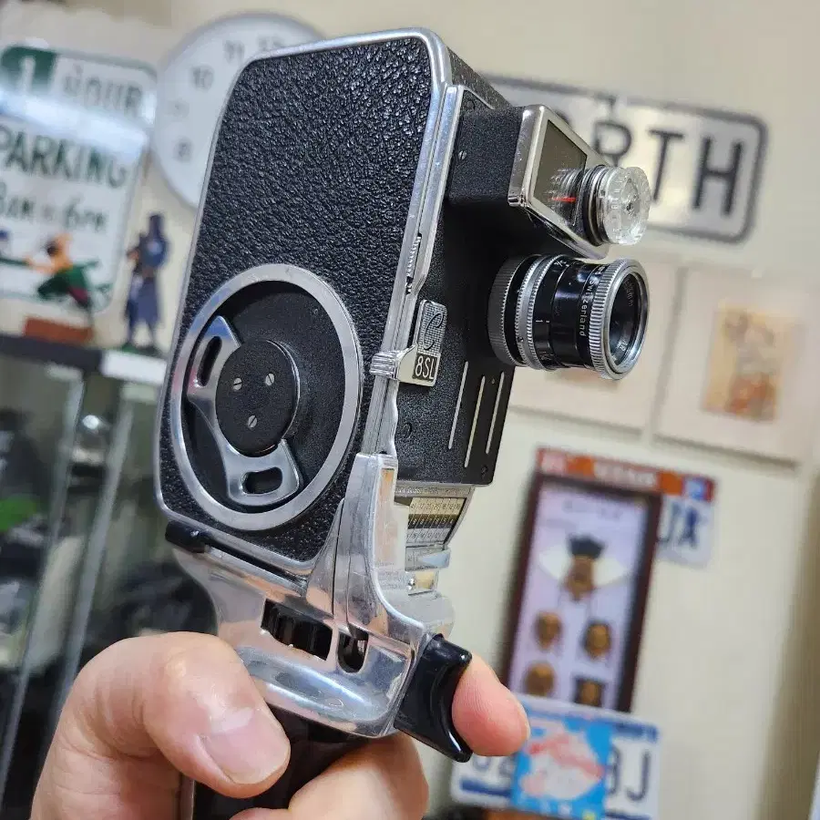 빈티지 Bolex Pallard C8SL 8mm 스위스제 무비카메라