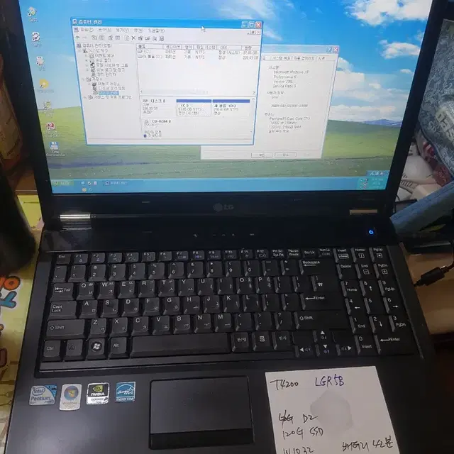 윈도우XP 구형 LGR58 T4200 9만