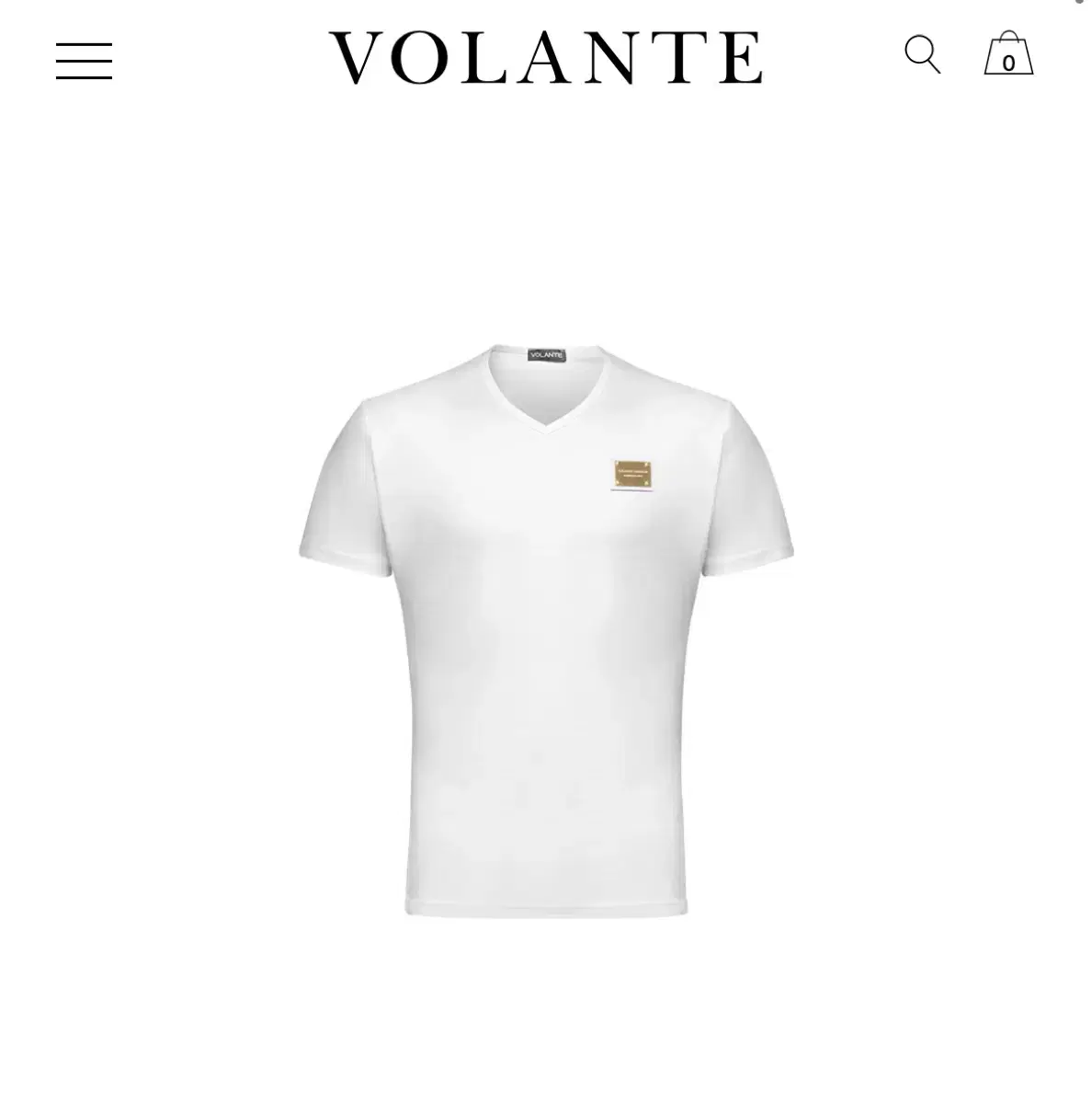 Volante Gold Tab V-neck 2 sizes