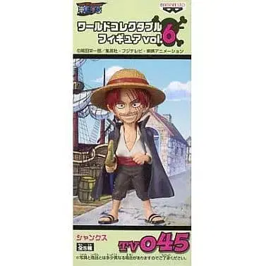 ONEPIECE Wall Call Figures World Collectible 6th TV045 Shanks Unsealed